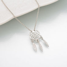 Load image into Gallery viewer, New fashion dream catcher series Jewelry necklace Exquisite alloy hollow pendant necklace Popular chain collares Gifts women2019