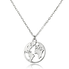 Load image into Gallery viewer, Hot Selling Round Hollow Multi Double Layers World Map Necklace Fashion Outdoor Travel Lover Earth Day Gift Personalized Jewelry