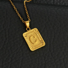 Load image into Gallery viewer, Tiny Gold Initial A-Z Letter Necklaces Unisex Charm Luster Gold Medal Capital Letter Necklace Pendant For Women Men Jewelry Gift